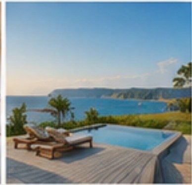 Villa Marapu Sky - ruang duduk / pemandangan